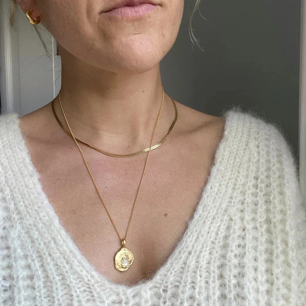 Mercurial Studio :: Moonstone Gaia Necklace